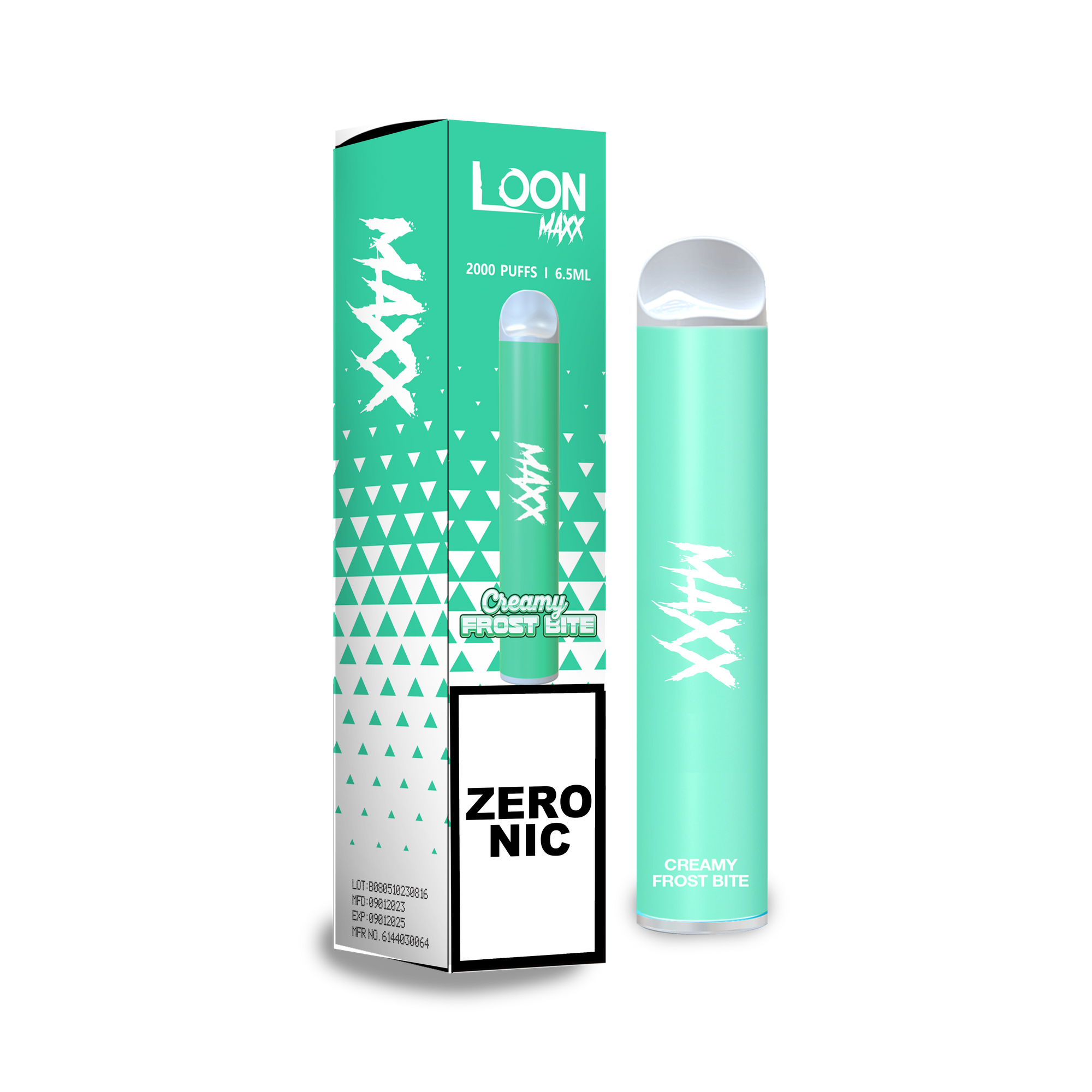 ZERO NICOTINE LOON MAXX - CREAMY FROST BITE
