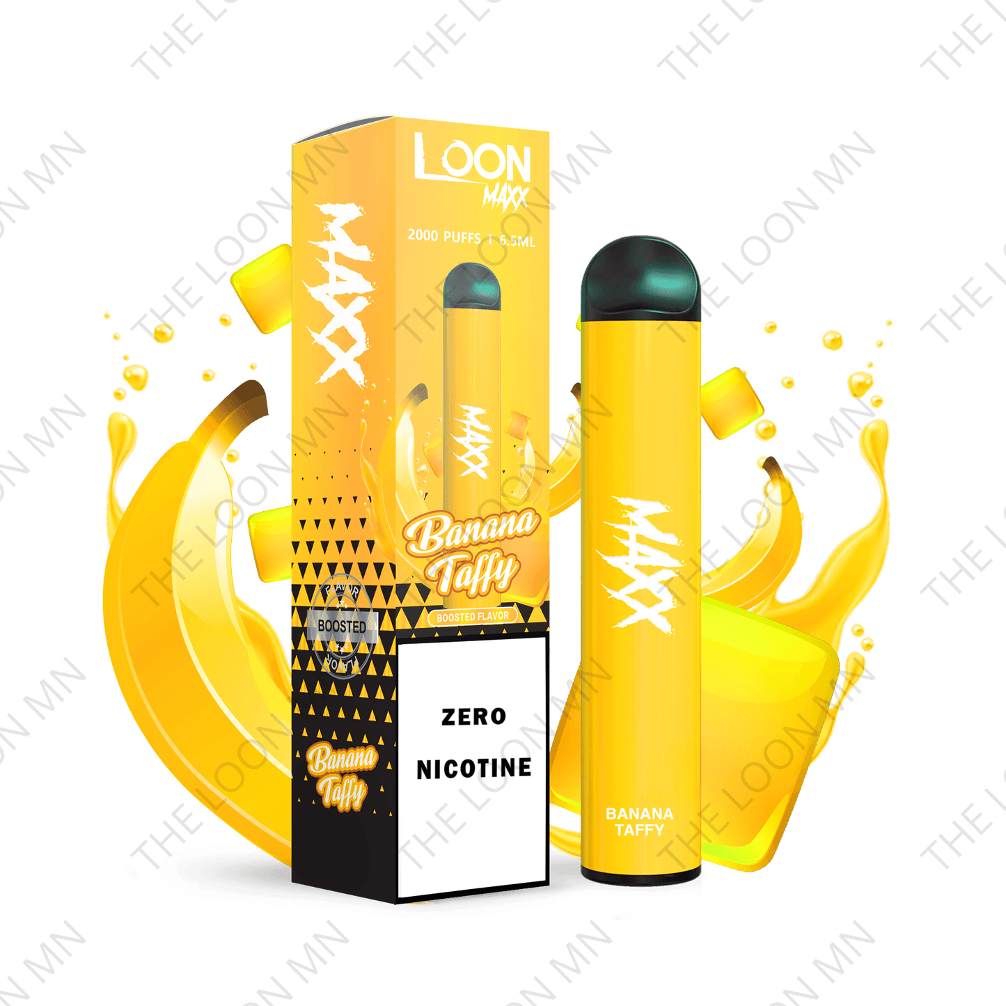 LOON MAXX ZERO NICOTINE - BANANA TAFFY