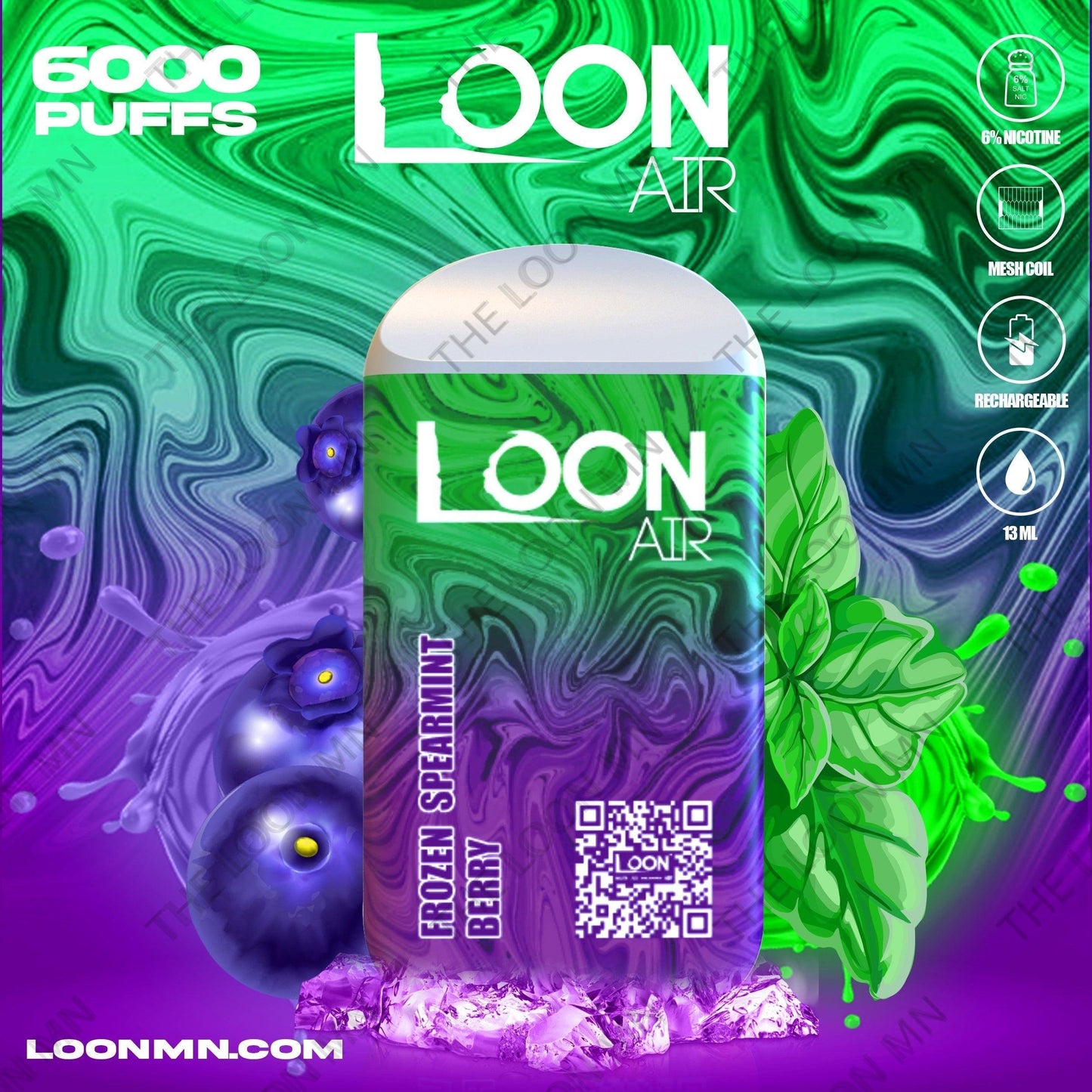 LOON AIR - SPEARMINT BERRY
