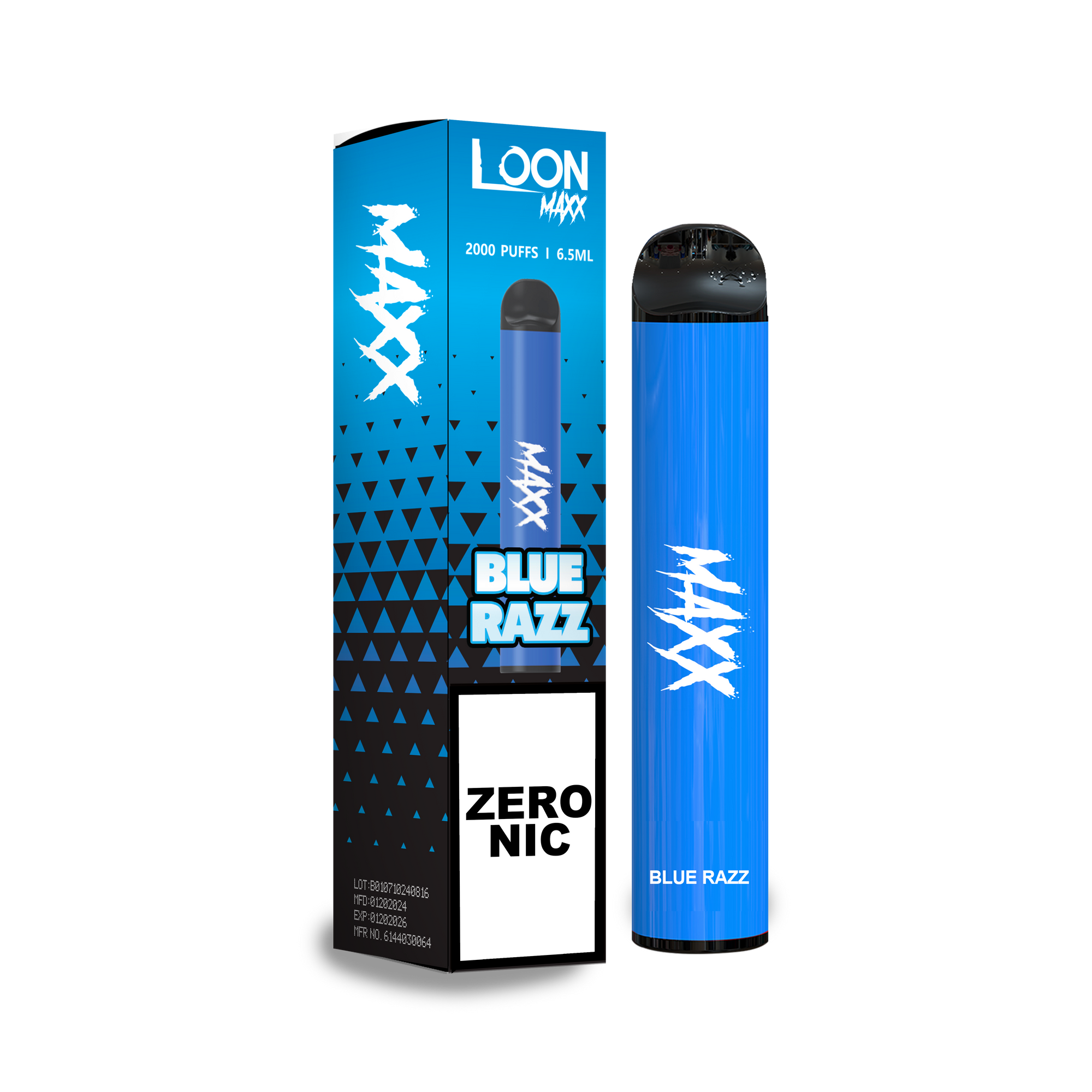 LOON MAXX ZERO NICOTINA - AZUL RAZZ SLUSHY