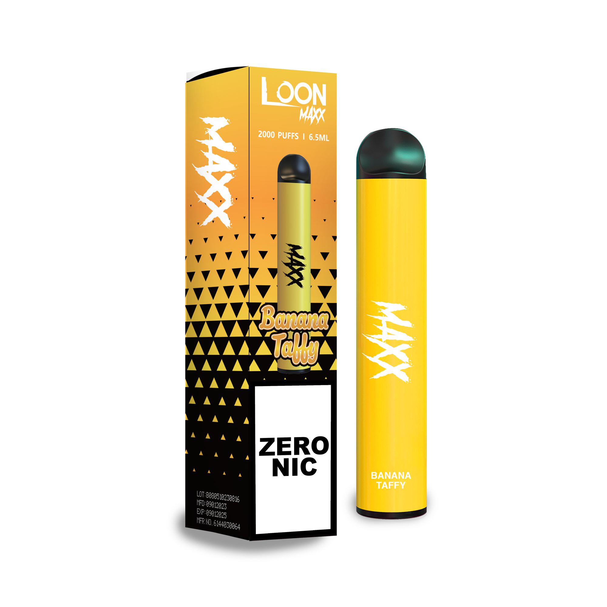 LOON MAXX ZERO NICOTINA - PLÁTANO TAFFY