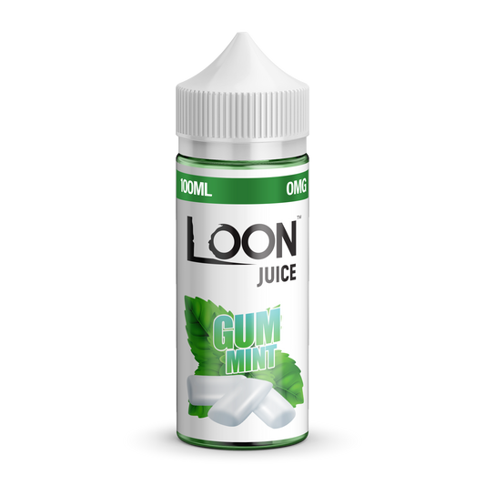 ZERO NICOTINE LOON JUICE - GUM MINT