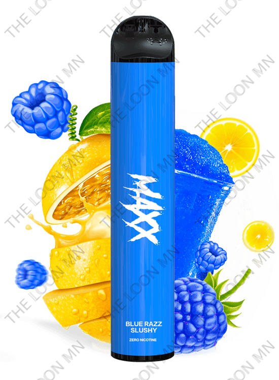 LOON MAXX ZERO NICOTINE BLUE RAZZ SLUSHY The Loon